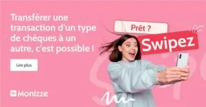 Comment transférer une transaction d’un type de chèque à un autre?