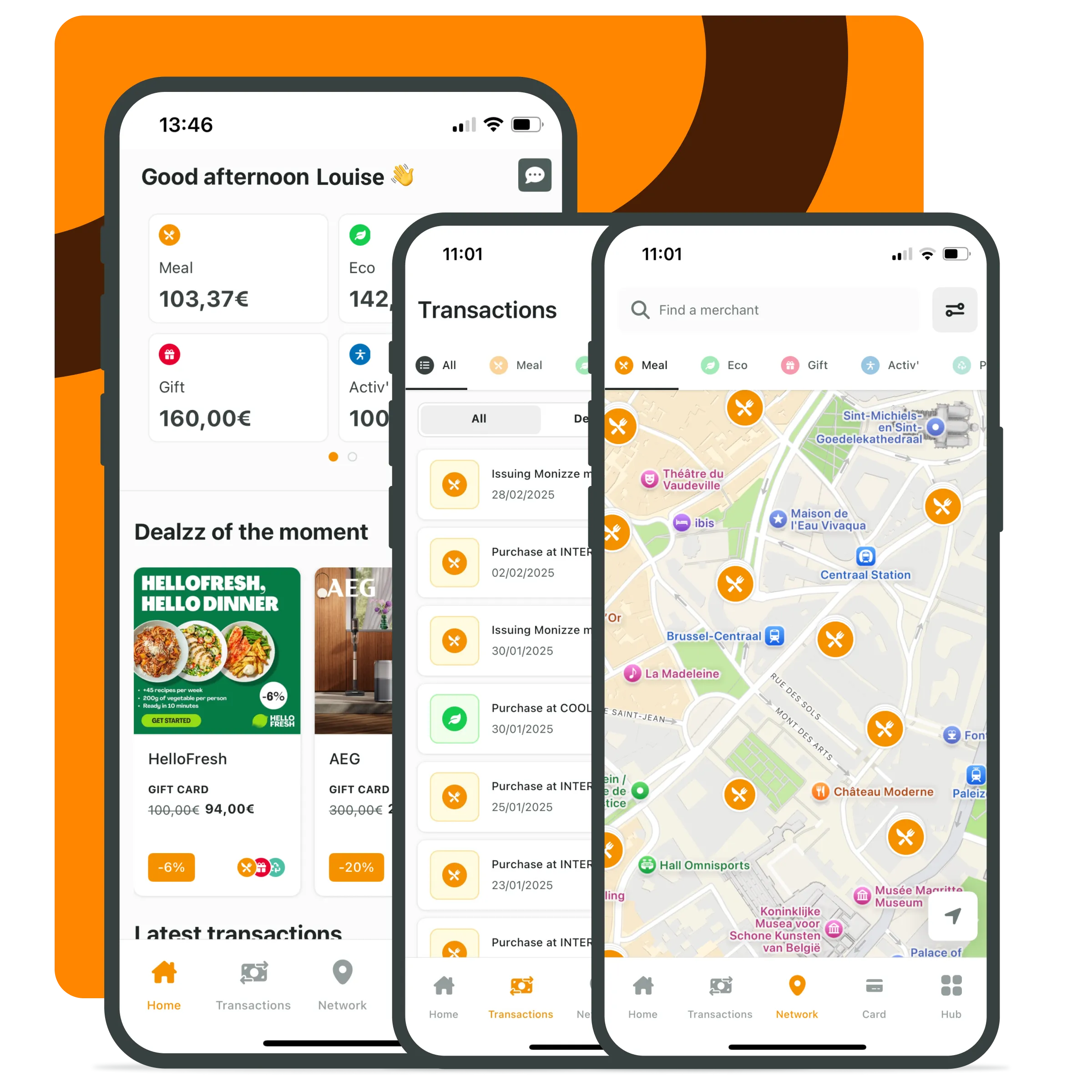 Monizze mobile app