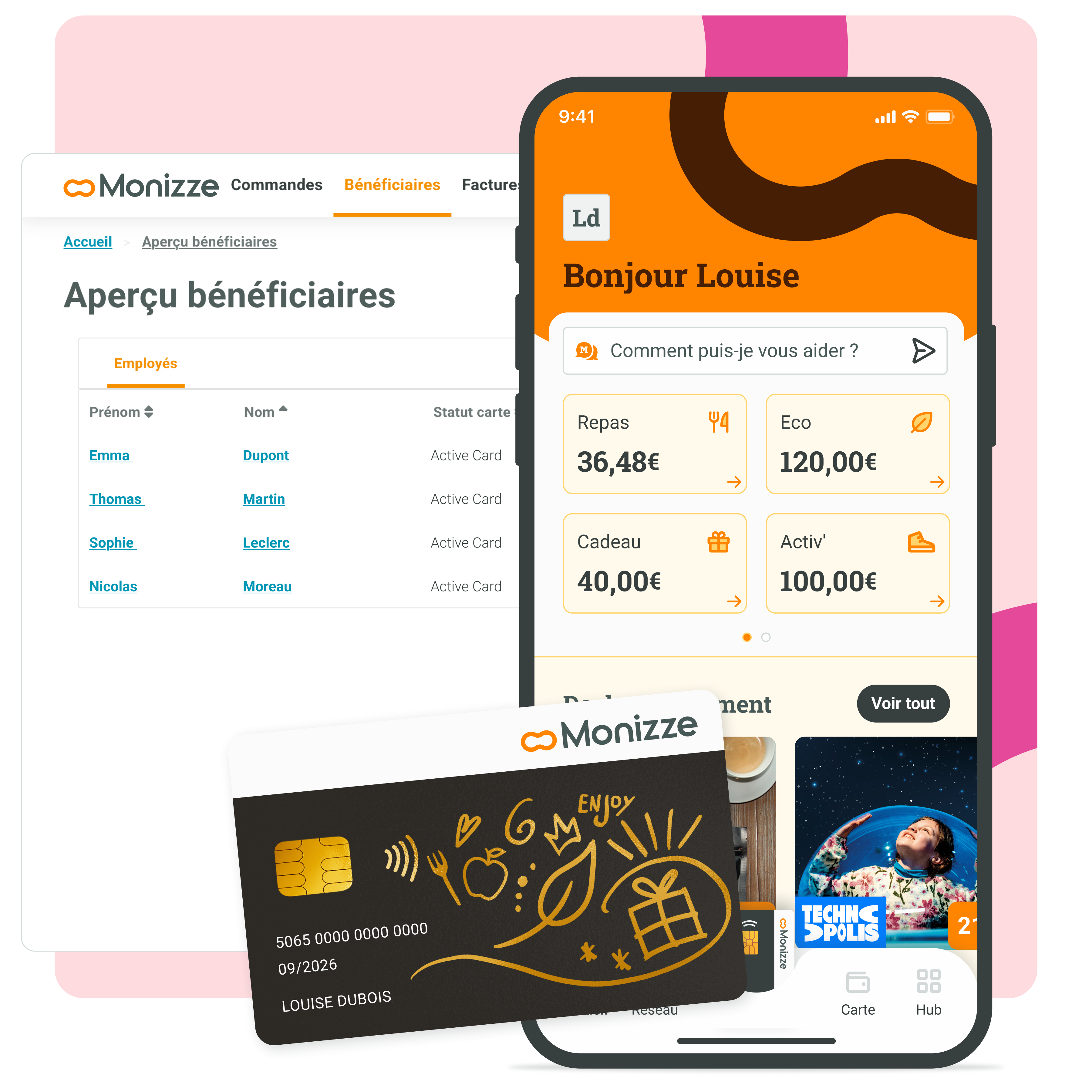 Espace client MyMonizze