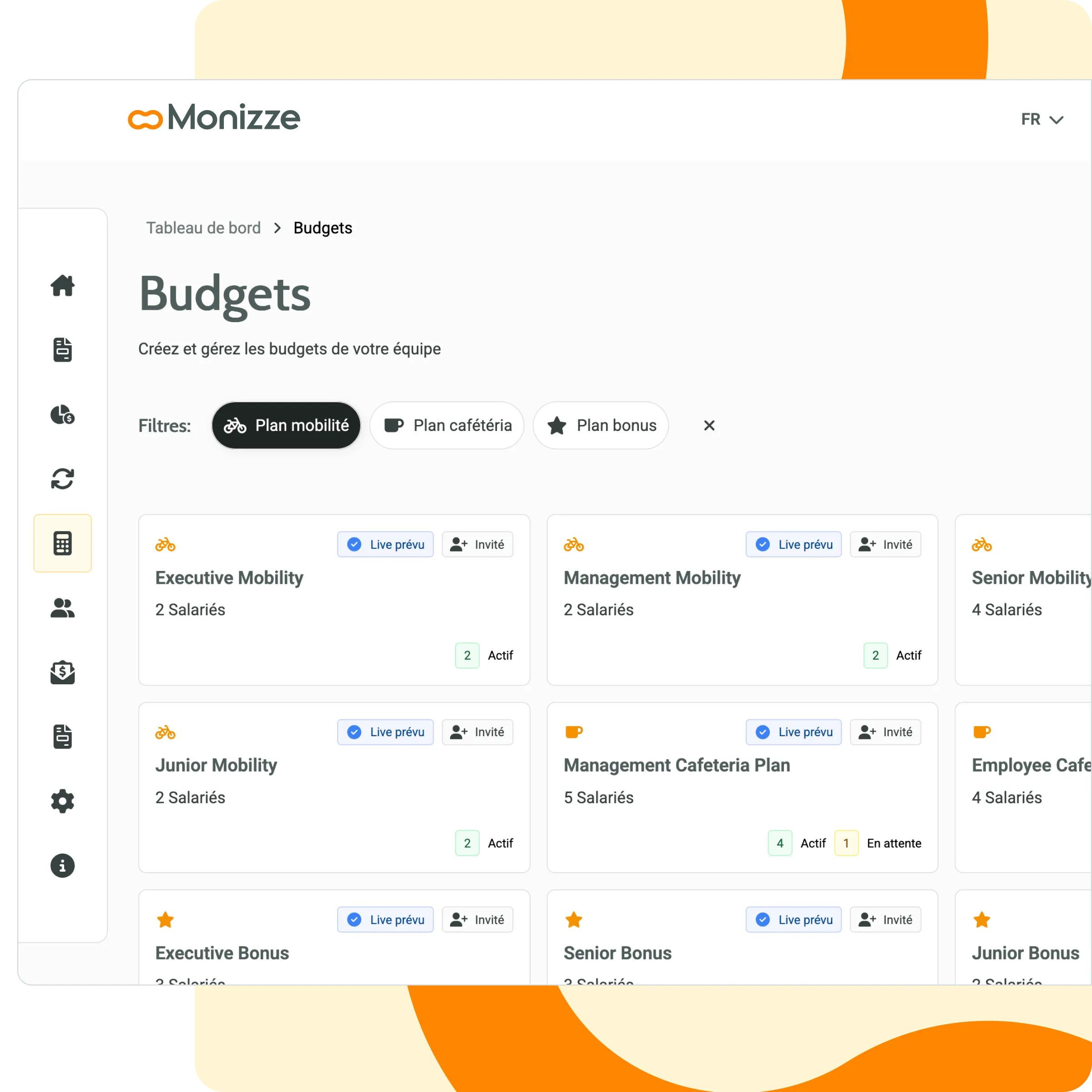 Mockup RewardFlex -- Budget Mobilité
