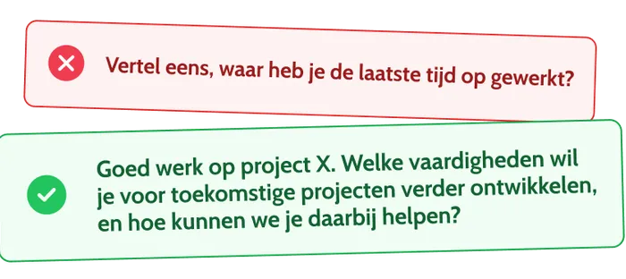 De Do’s en Dont’s bij evaluatiegesprekken