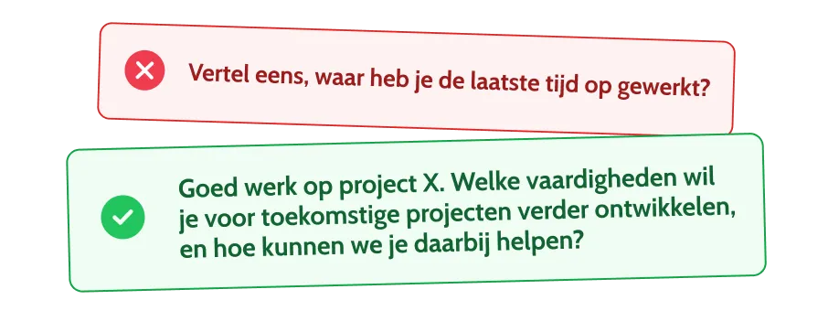 De Do’s en Dont’s bij evaluatiegesprekken