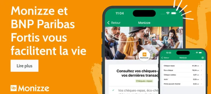 Consultez le solde de vos chèques aussi dans votre app BNP Paribas Fortis