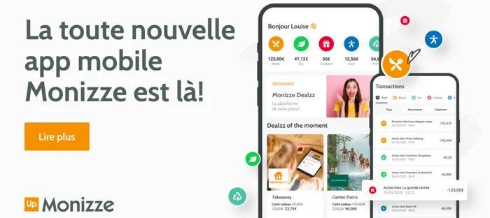 Votre app mobile Monizze a un nouveau look et de nouvelles fonctionnalités