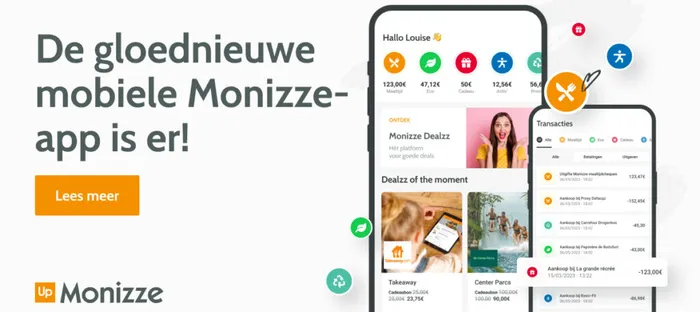 Uw mobiele Monizze-applicatie heeft een nieuwe look en extra functionaliteiten