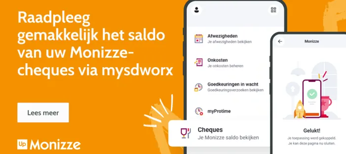 Hoe raadpleegt u gemakkelijk het saldo van uw Monizze-cheques via mysdworx?