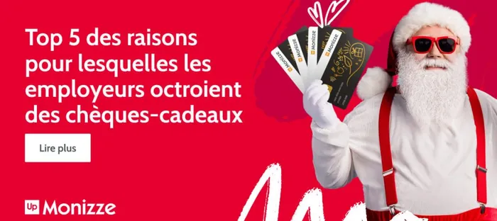 Le top 5 des raisons pour lesquelles les employeurs octroient des chèques-cadeaux